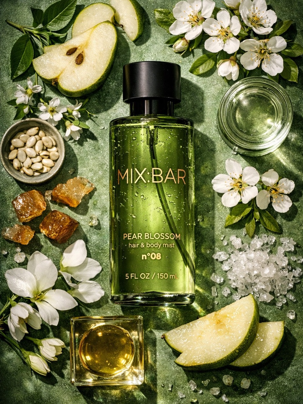 MIX:BAR Pear Blossom Hair & Body Mist n°08 – Fresh Spring Luxury Fragrance-NIB - Picture 4 of 6